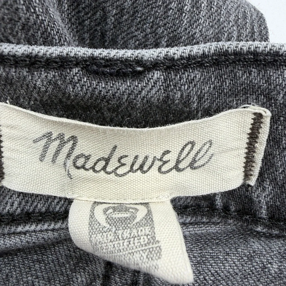Madewell The Perfect‎ Vintage Jean in Lunar Wash Black Gray Size 27 - Picture 9 of 11